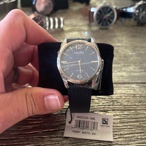 Citizen Eco-Drive Blue Dial Watch and Blue Leather Band NWT